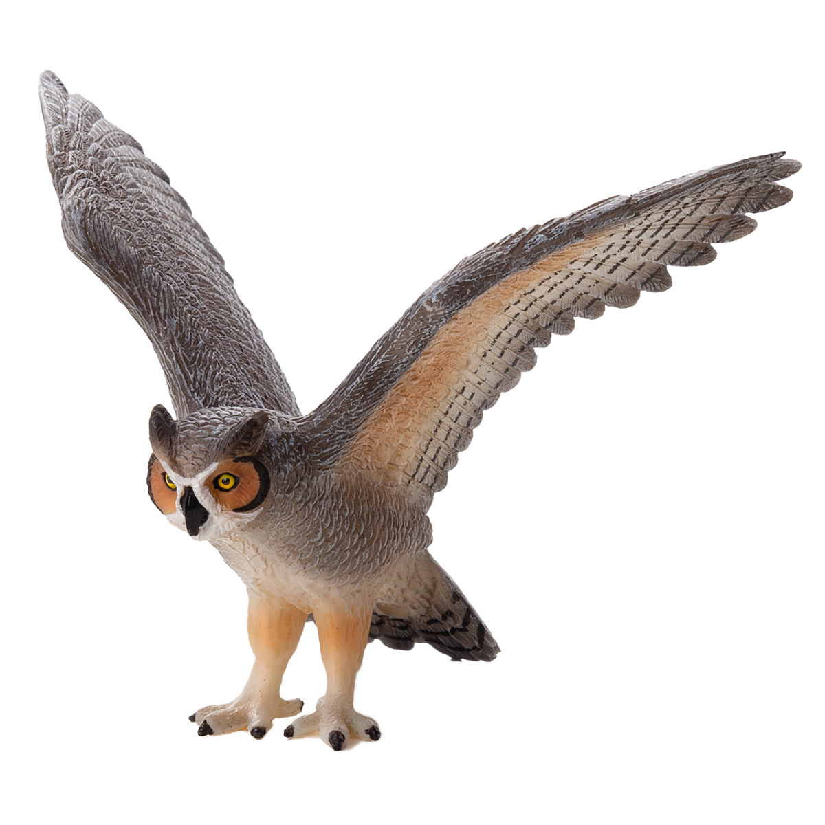Great Horned Owl Toy  Realistic Bird of Prey Model