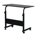 [Old code:32054950]Removable P2 15MM Chipboard & Steel Side Table Black