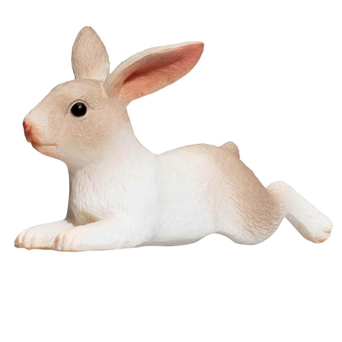 Rabbit Lying Down Toy  Realistic Small Animal Figurine