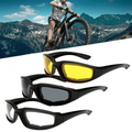 3 pairs Motorcycle Sports Biker Riding Glasses Wind Resistant Eye Protection