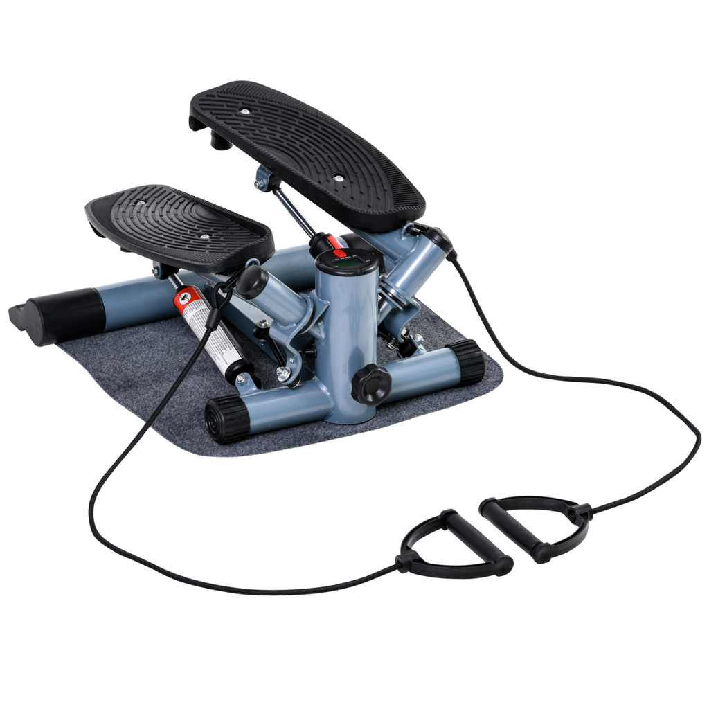 Mini Stepper Step Machine with Cushion Mat for Leg Arm Full Body Training HOMCOM