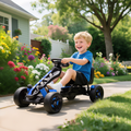 Blue Kids' Pedal Go-Kart with EVA Wheels – Ages 3–6
