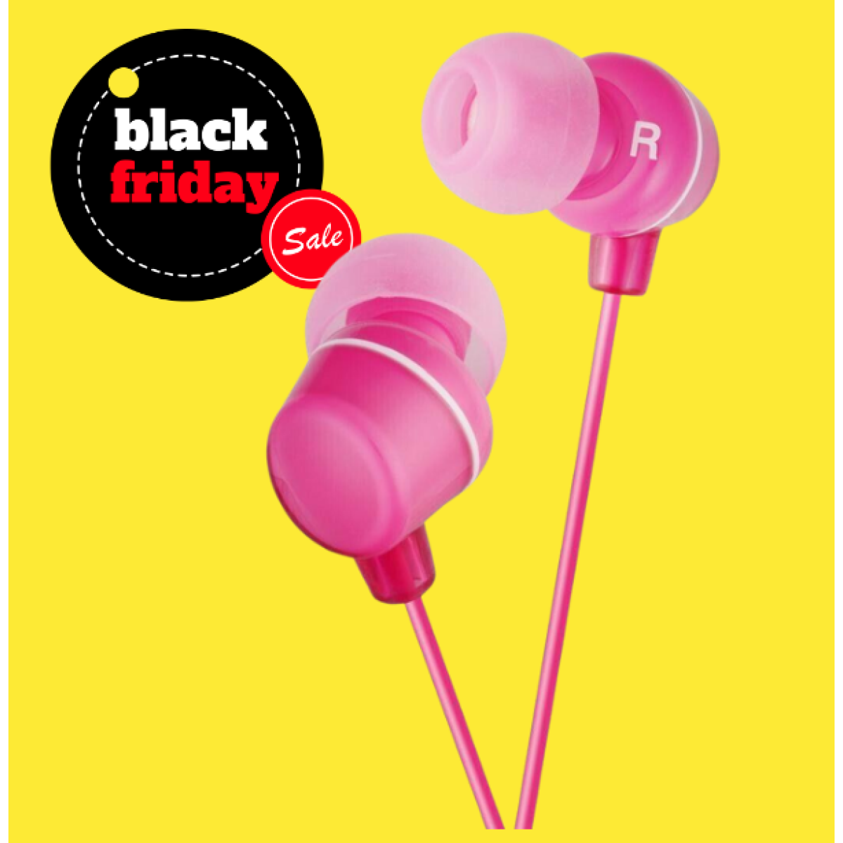 JVC PINK Clear IN-Ear Headphone