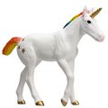 Rainbow Unicorn Baby Toy  Fantasy Mythical Creature Figure