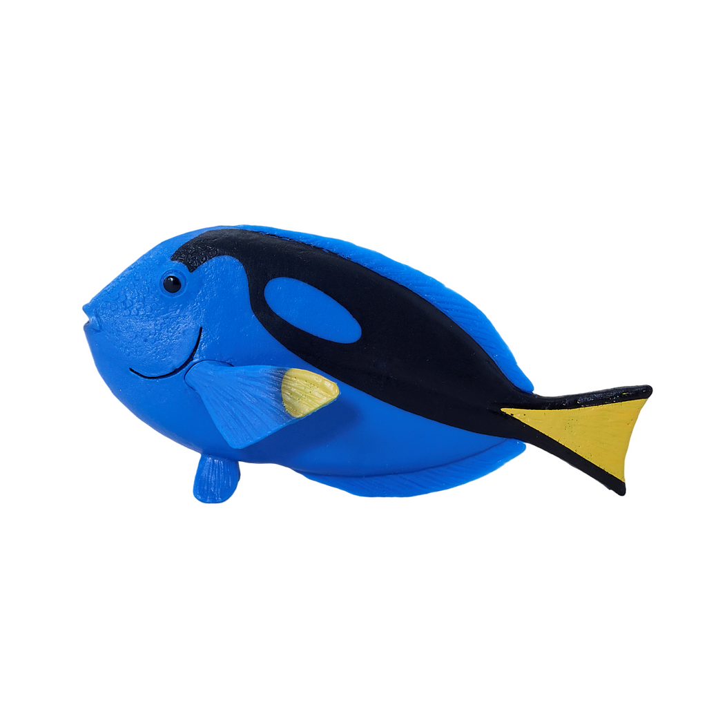 Blue Tang Fish Toy  Realistic Ocean Animal Figurine