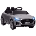 AIYAPLAY Audi Q8 e-tron Sportback Kids Electric Car with Remote - Grey