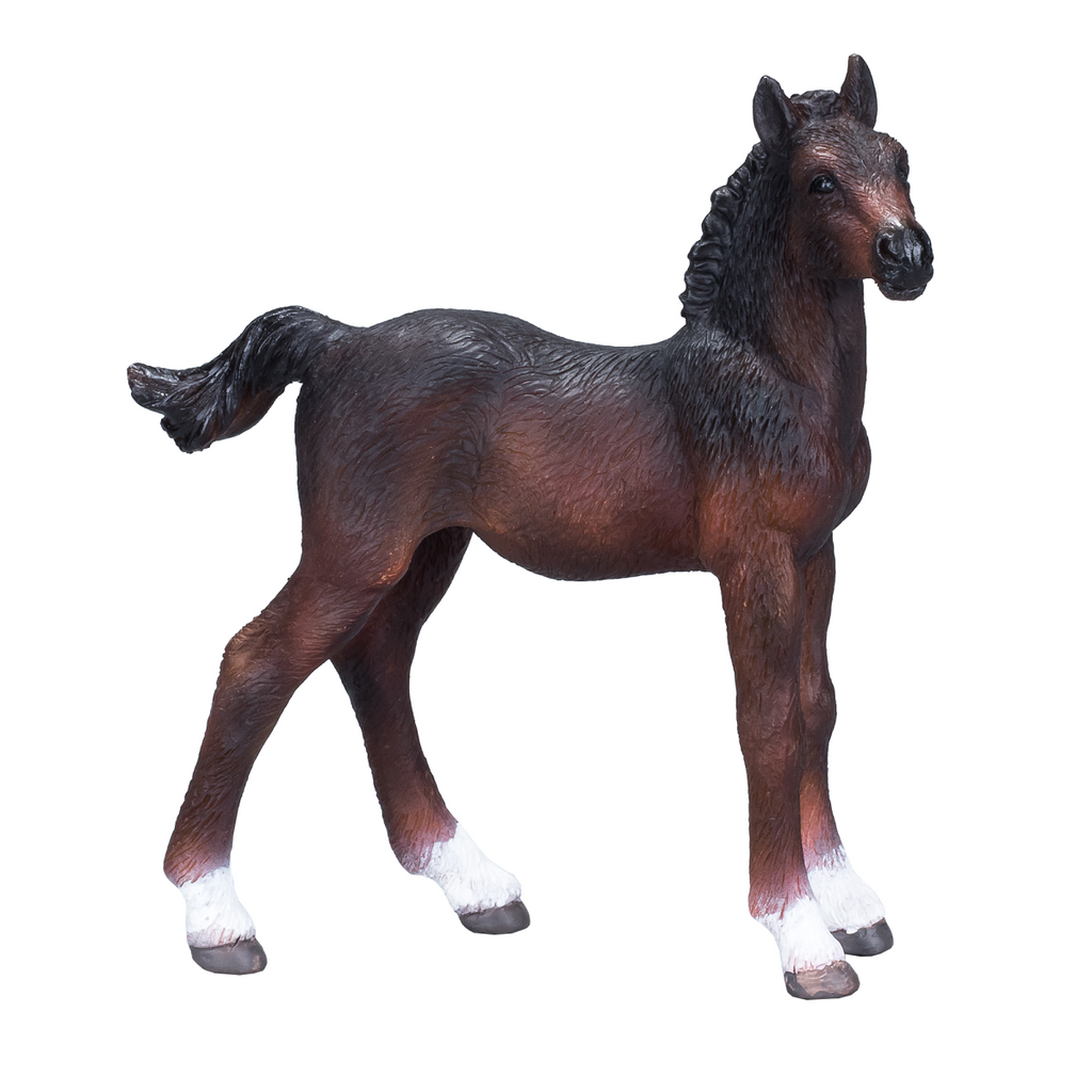 Hanoverian Foal Bay Toy  Realistic Equestrian Figurine