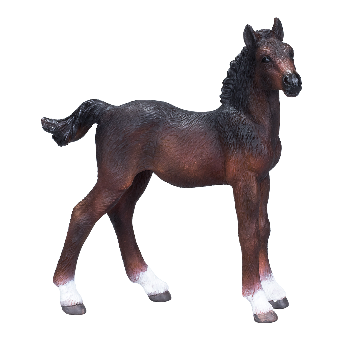 Hanoverian Foal Bay Toy  Realistic Equestrian Figurine