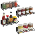 Vinsani 4pc MAGNETIC SPICE RACK METAL SHELF