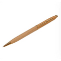 Imperial Wood Light Brown Gold Trim Ball Pen IMP319M
