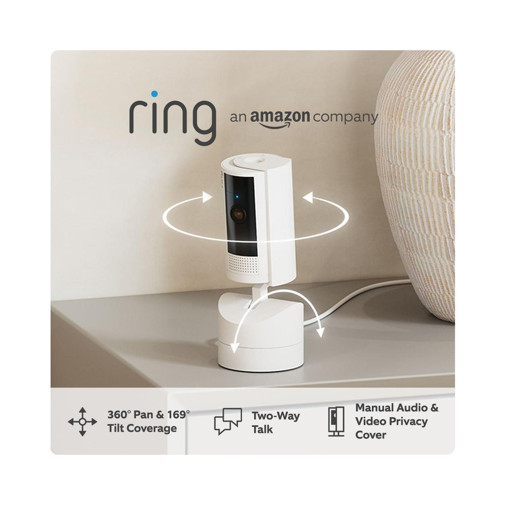 Ring Pan-Tilt Indoor Camera White