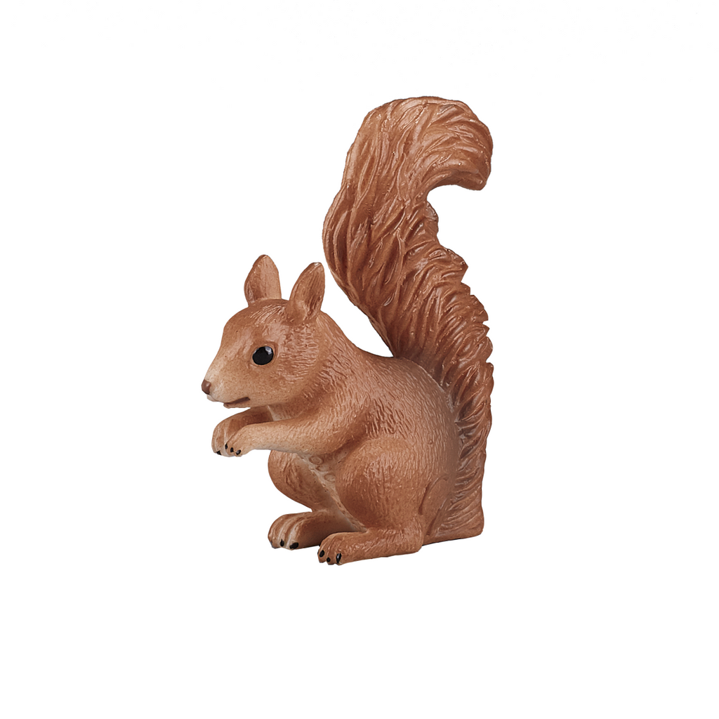 Squirrel Standing Toy  Realistic Woodland Animal Model