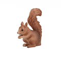 Squirrel Standing Toy  Realistic Woodland Animal Model