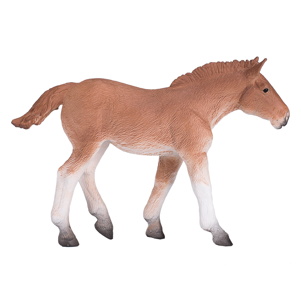 Suffolk Punch Foal Toy  Realistic Horse Figurine
