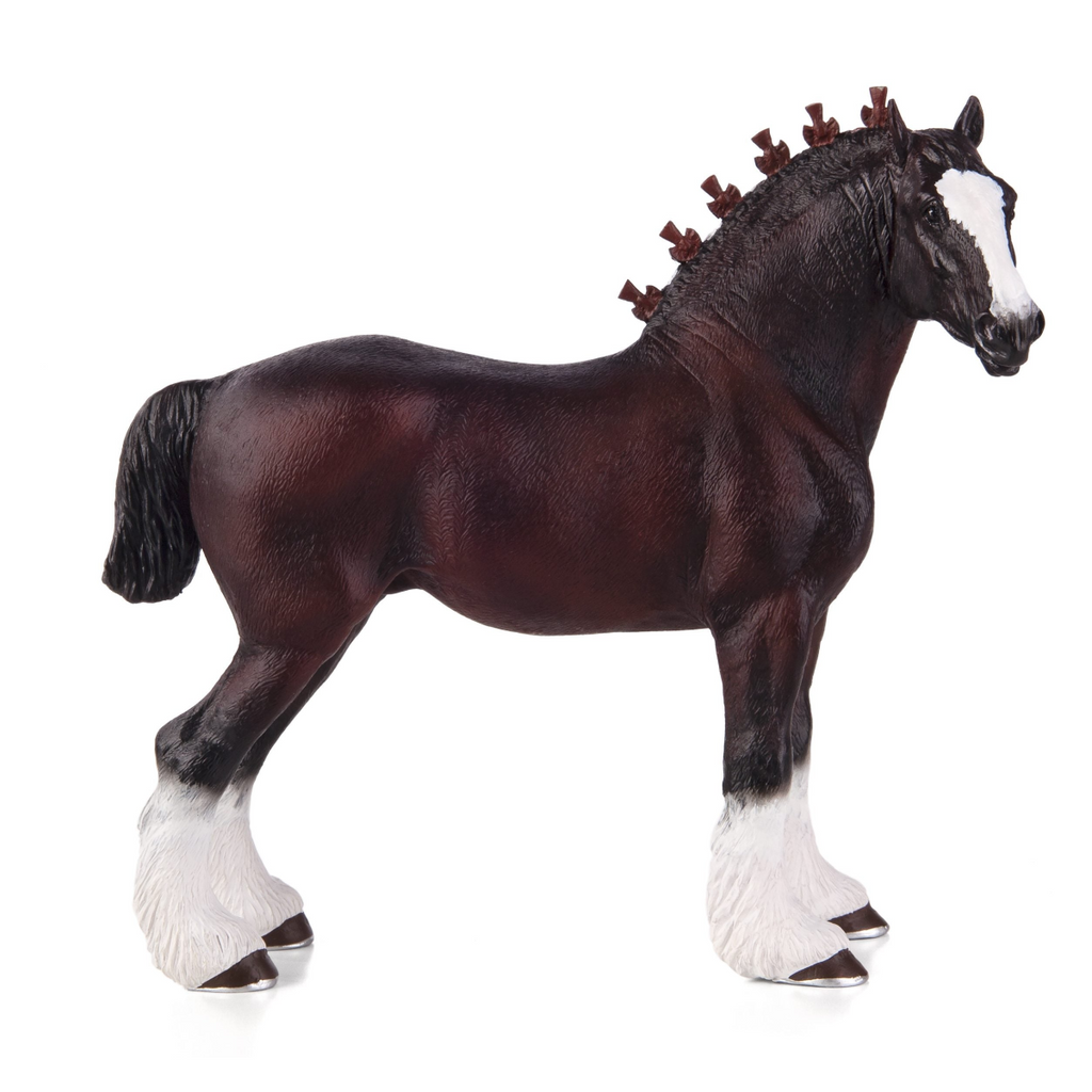 Shire Horse Toy  Realistic Equestrian Figurine