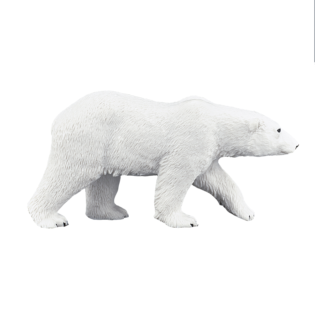 Polar Bear Toy Figure  Realistic Arctic Animal Model