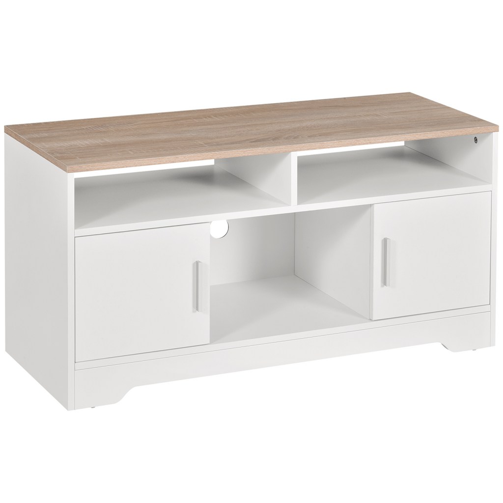 Home Office 42" TV Stand Storage Unit w/ Cabinets Shelves Living Room