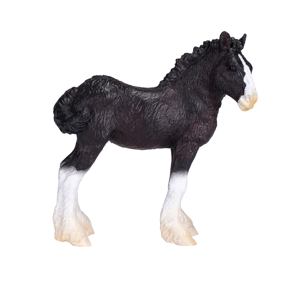 Shire Foal Toy  Realistic Equestrian Figurine