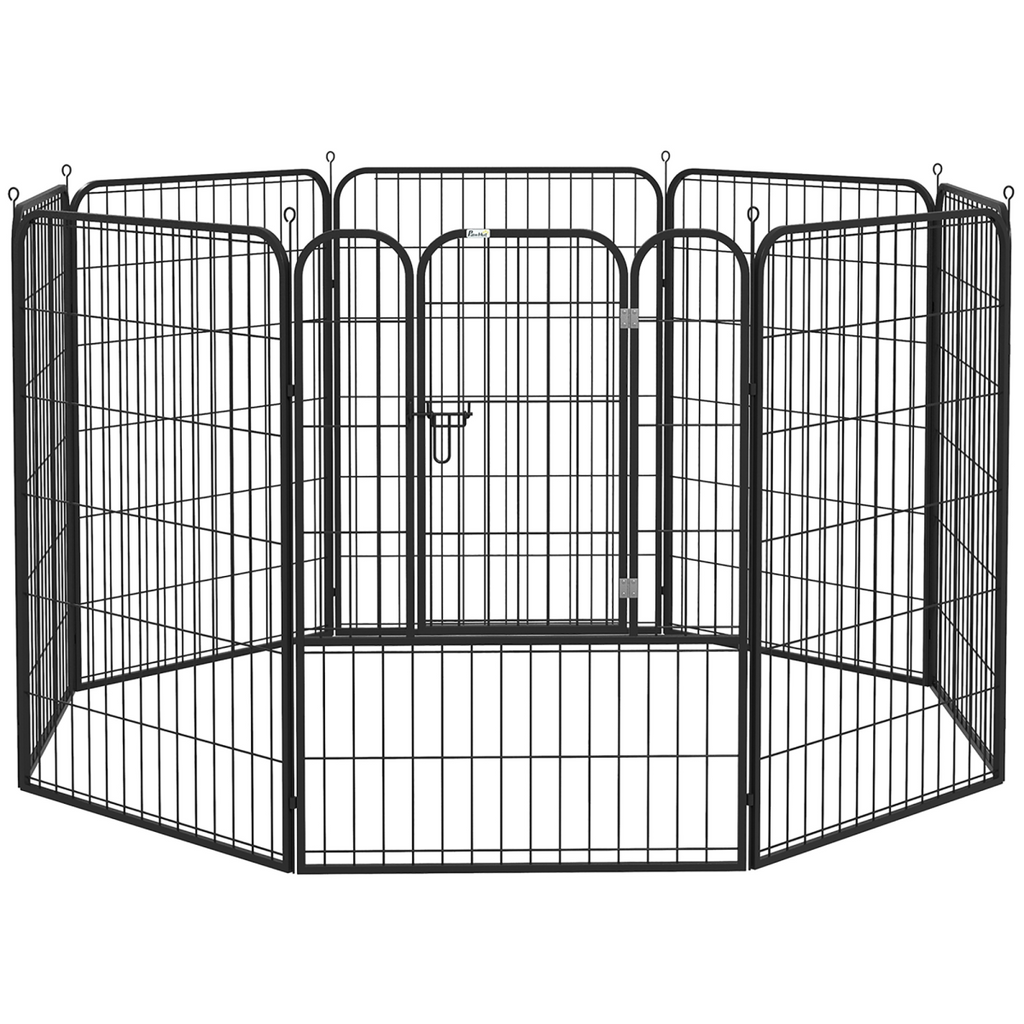 4 Sizes Pet Playpen Dog Rabbit  Puppy Cage Folding Run Fence Metal Hutch