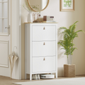 Three drawer shoe cabinet