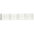 Multi-Media Wooden Shelf-White Home
