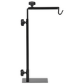 PawHut Reptile Lamp Stand, Adjustable Lamp Holder with Hook Hanging Base