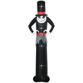 10ft Inflatable Halloween Skinny Ghost Tall Hat Blow-Up Outdoor LED Display
