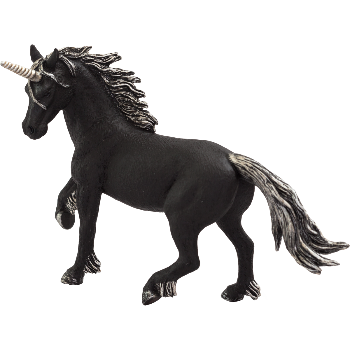 Dark Unicorn Toy  Fantasy Mythical Creature Figure