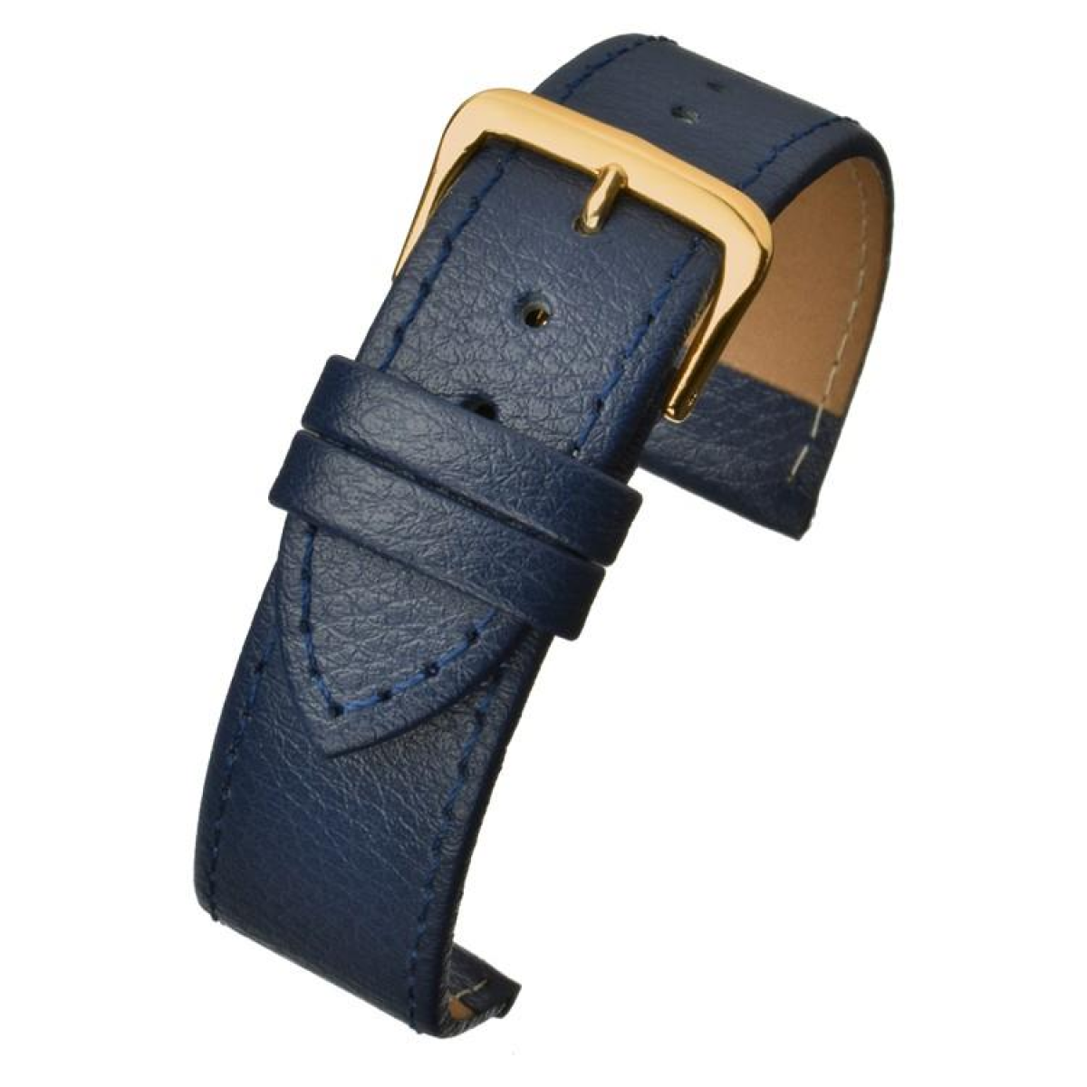 Blue Buffalo Grain Leather Watch Strap 20mm
