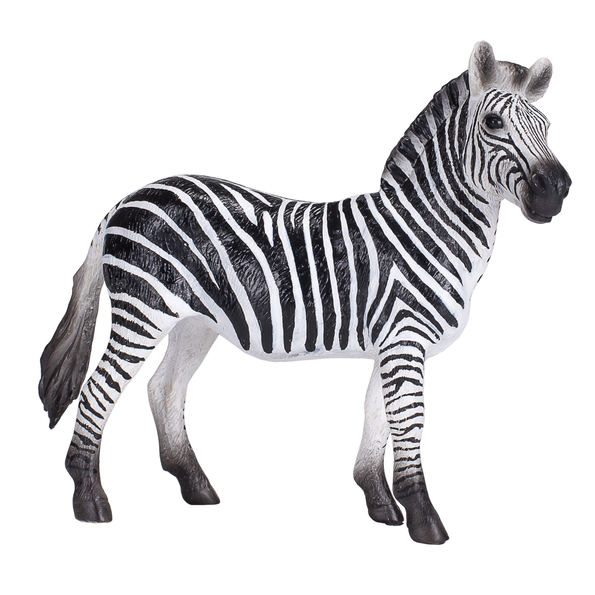 Zebra Mare Toy  Realistic African Wildlife Figurine