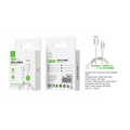 Woox MX0012 USB to Type C Braided Data Cable, 18W, 1m, White