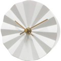 Acctim Layla Resin Table Clock in White 37092