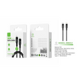 Woox Type C to Lightning PVC Data Cable, 30W, 9.8ft 3m, Black