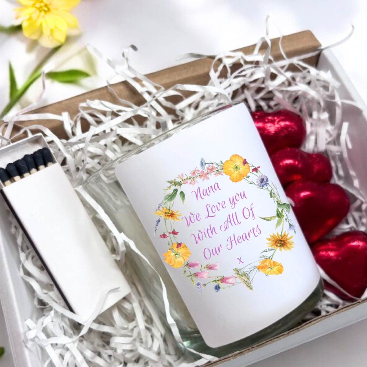 Nana We Love You Candle Gift Set