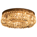 Crystal Ceiling Light Chandeliers Stainless Steel Pendant Silver