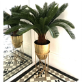 110cm Artificial Cycas Palm with Planter and Stand