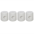 Tent Weight Base, 4pcs Plastic Anchor Weights-White