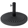 Pallet contains 56 units Cement Outdoor Garden Round Parasol Base Black