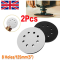 2Pcs 125mm/5inch Diameter Soft Buffer Sponge Interface Cushion Pad Sanding Pads