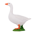White Goose Toy  Realistic Farm Animal Figurine