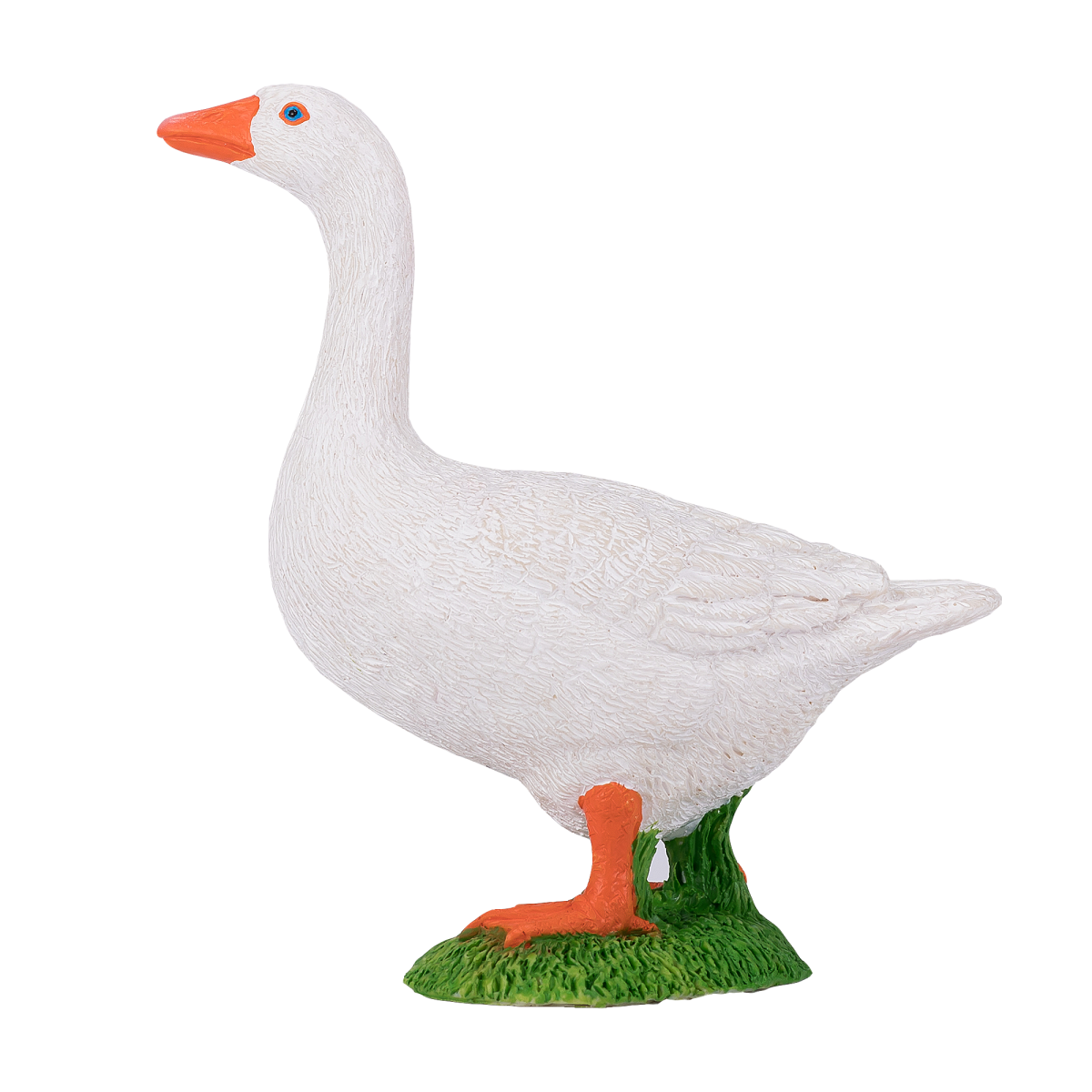 White Goose Toy  Realistic Farm Animal Figurine