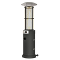 Outsunny 11 KW Gas Patio Heater, Propane Heater with Tip-Over Switch, Black