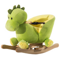 Kids Rocking Horse, Ride-On Horse Toy with 32 Songs, for Ages 18+ Months - Green