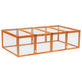 New Rabbit Hutch Cage with Run and Play Space Mesh Wire Safety for Outdoor