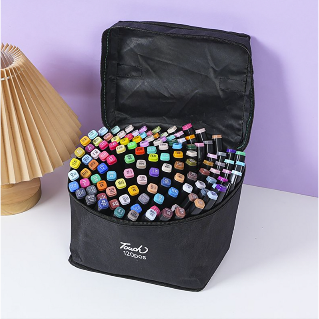 120 Colors Marker Pens Set Manga Brush Pen Student Drawing sketch Kawaii Art