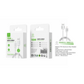 Woox MX0013 USB to Lightning Braided Data Cable, 15W, 3.3ft 1m, White
