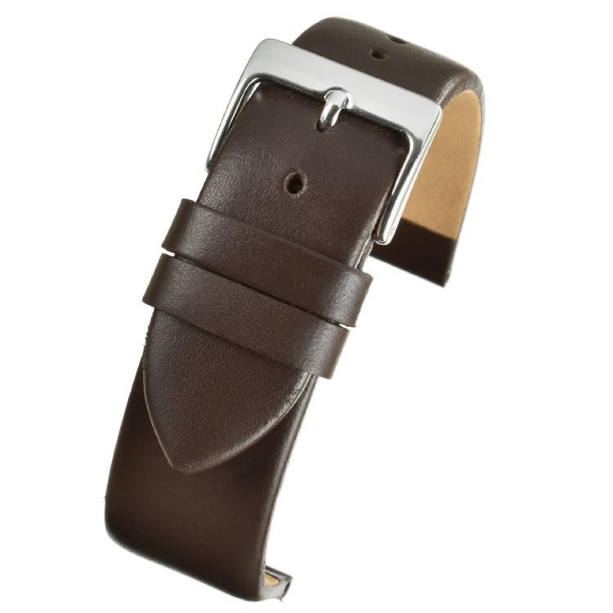 Brown Calf Leather Watch Strap 8mm