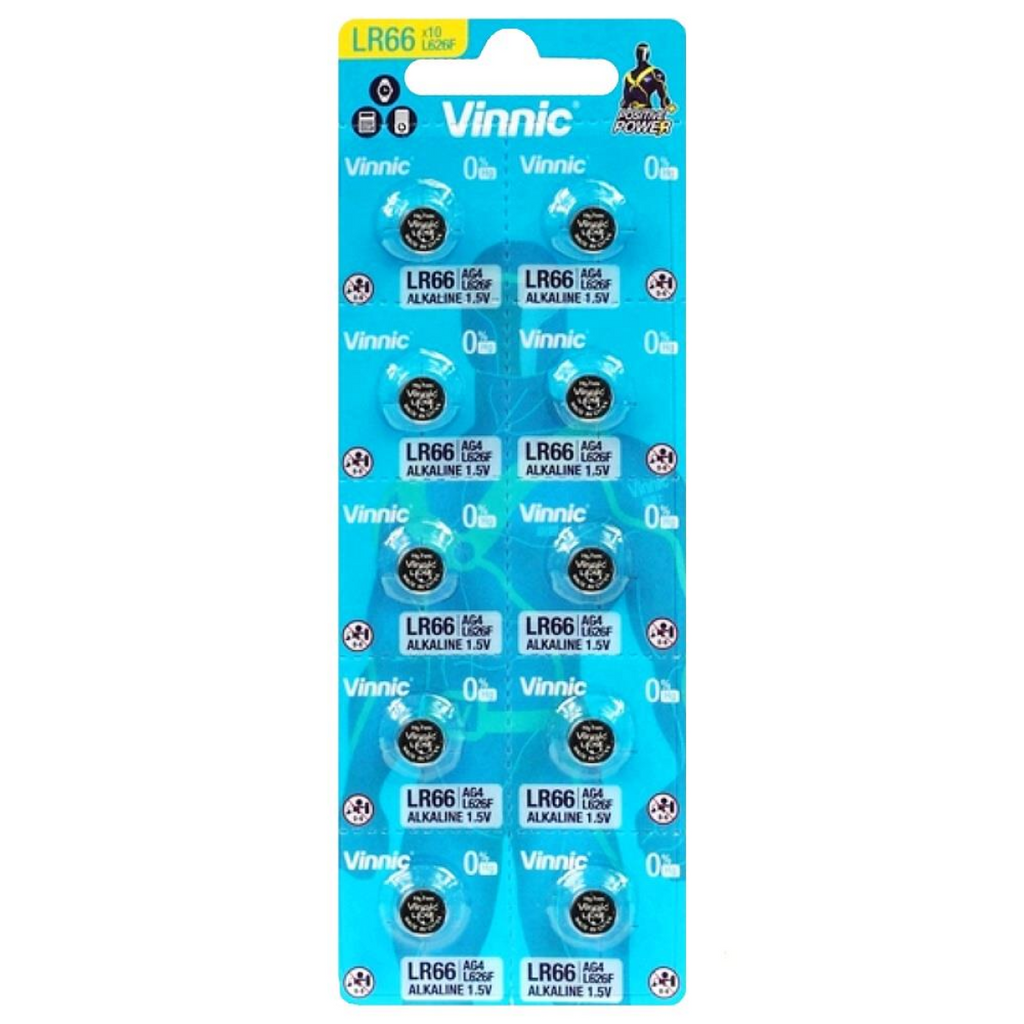 Vinnic L626 AG4 Watch Battery Card of 10