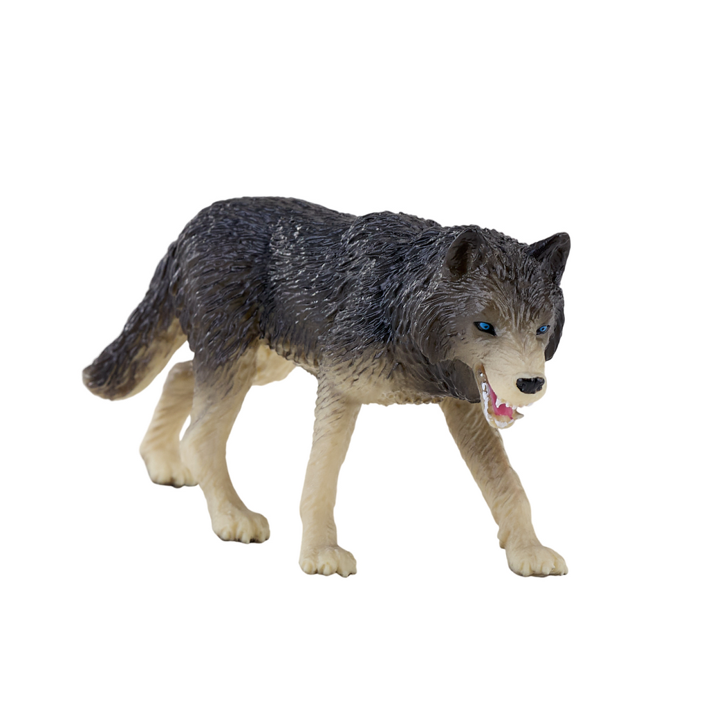 Timber Wolf Toy  Realistic Wildlife Animal Figurine