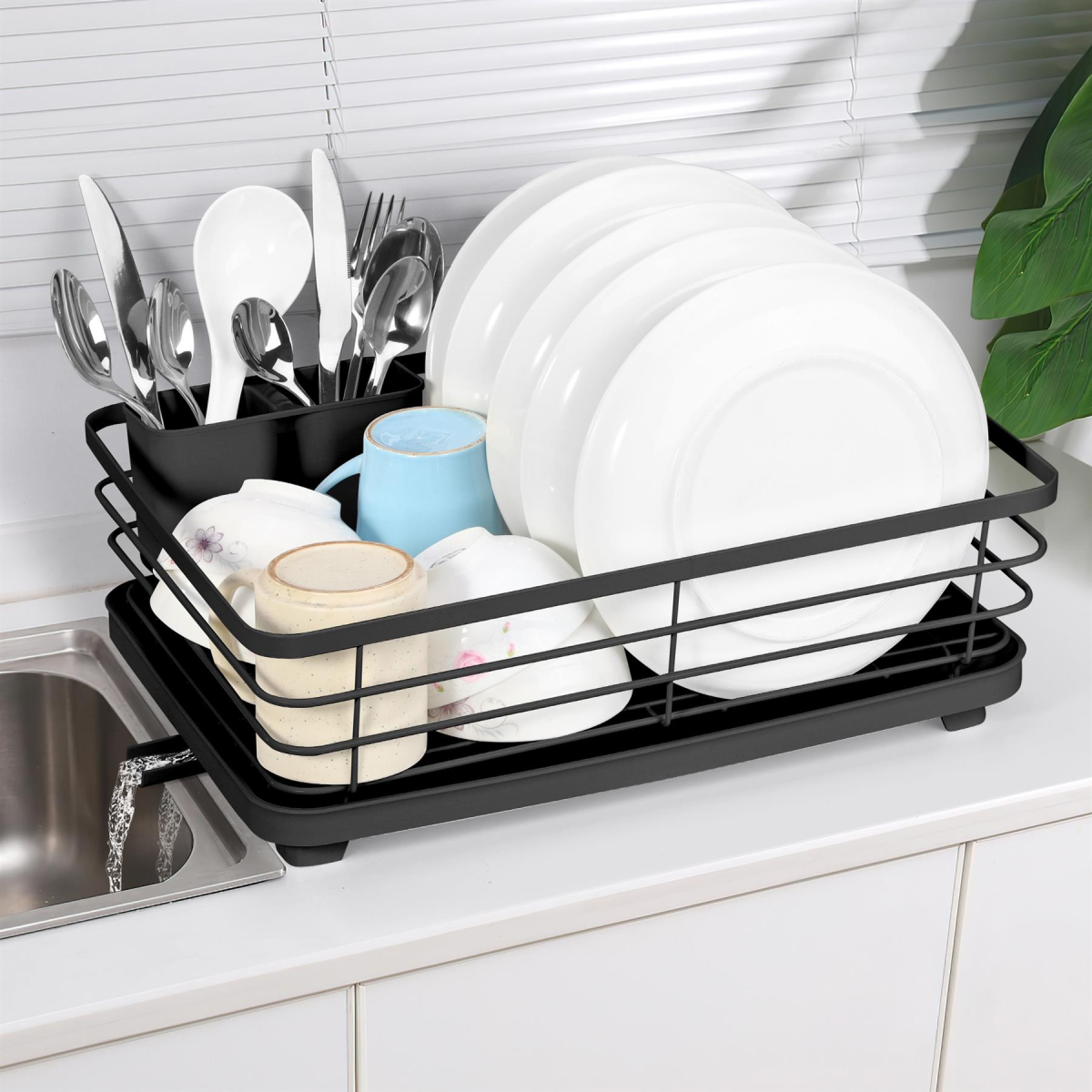 Vinsani Black Dish Rack